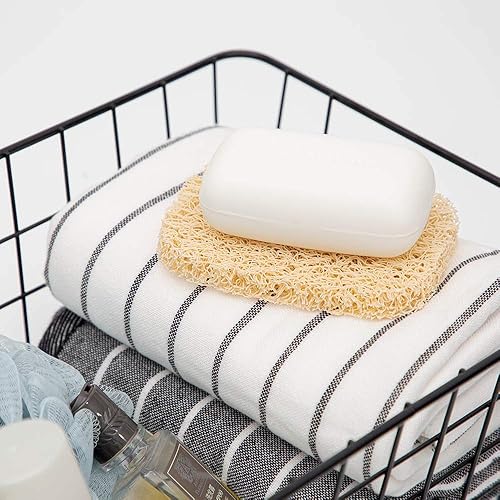 Miniatura 7 de Jabonera en barra para ducha y baño, de acero inoxidable, autodrenante, para cocina, baño, fácil limpieza, mantiene el jabón seco, ovalado, negro, 1
