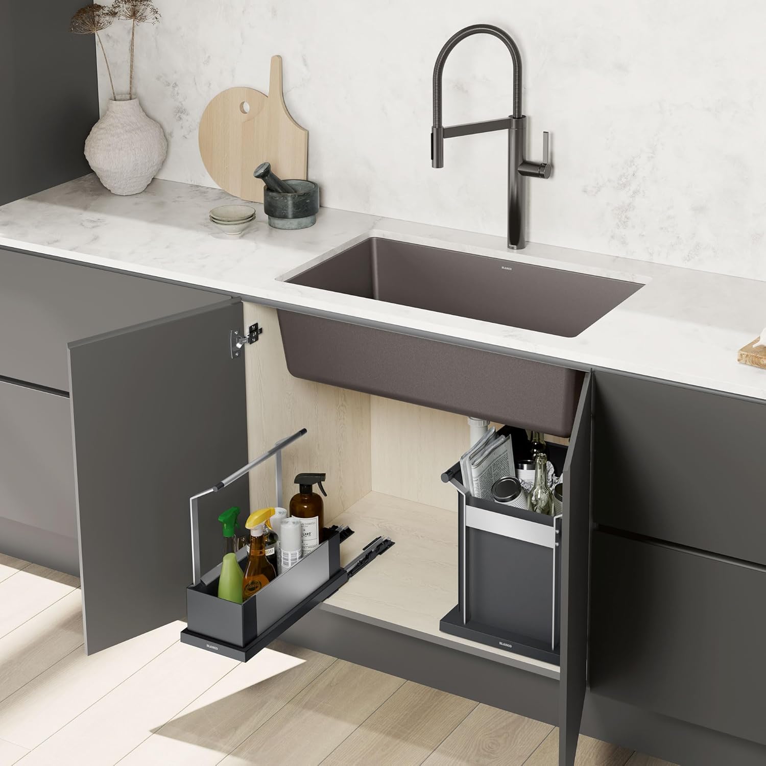 BLANCO Storage 20 Sink Caddy, Black