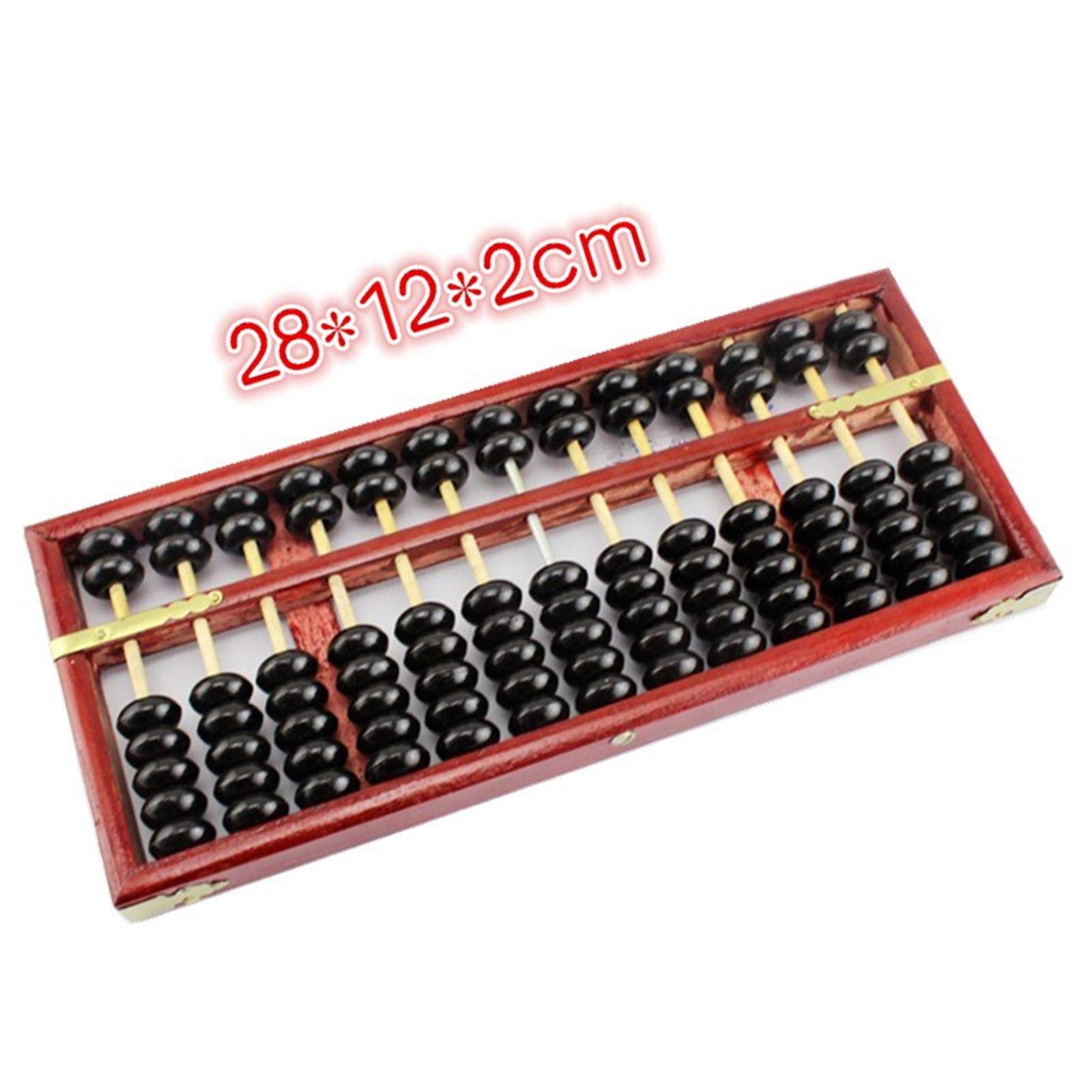 Boulier Standard à Chiffres, boulier en Bois, boulier, Accessoires de décoration de Bureau, boulier de calcul, Cadre en Bois rétro, Perles en PVC à 13 Positions, boulier for étudiants