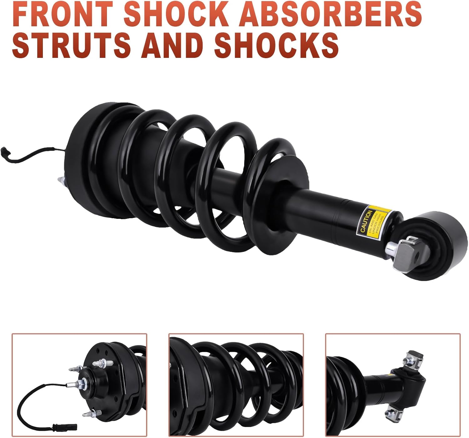 Front Shock Absorbers Struts and Shocks Complete Assembly Compatible with 2015-2020 Cadillac Escalade Chevy Tahoe Suburban Silverado GMC Sierra 1500 Yukon XL Replace 84176631 84977478 1PC