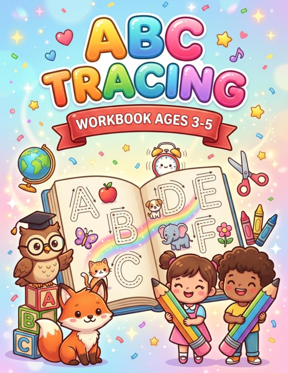 ABC Tracing WorkBook Ages 3-5: Alphabet Handwriting Practice Workbook For Kids, Preschool Writing Workbook, Perfect Size