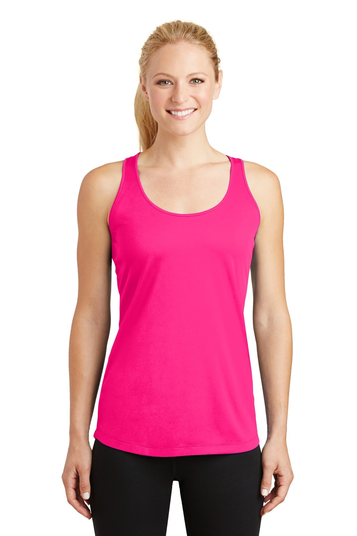 SPORT-TEKWomen's PosiCharge Competitor Racerback Tank | Summer Workout Top, Athletic Fit Clothing for Gym & Running