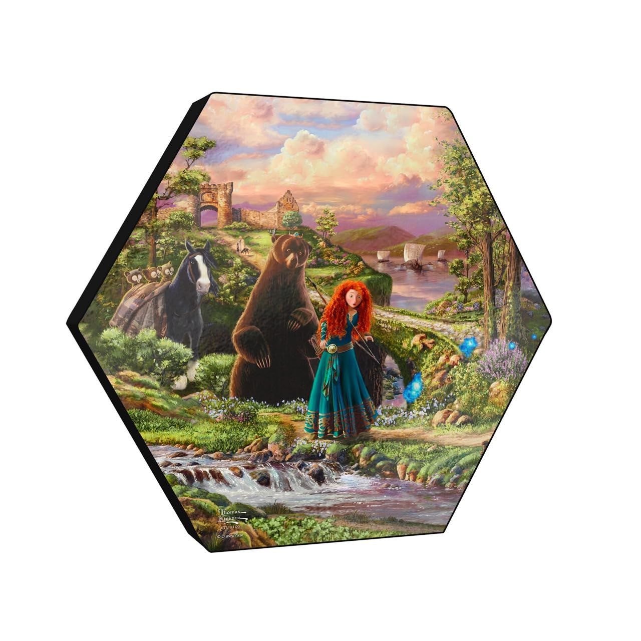 Amazon.com: Disney – Brave – Thomas Kinkade Studios - 11.5” X 10