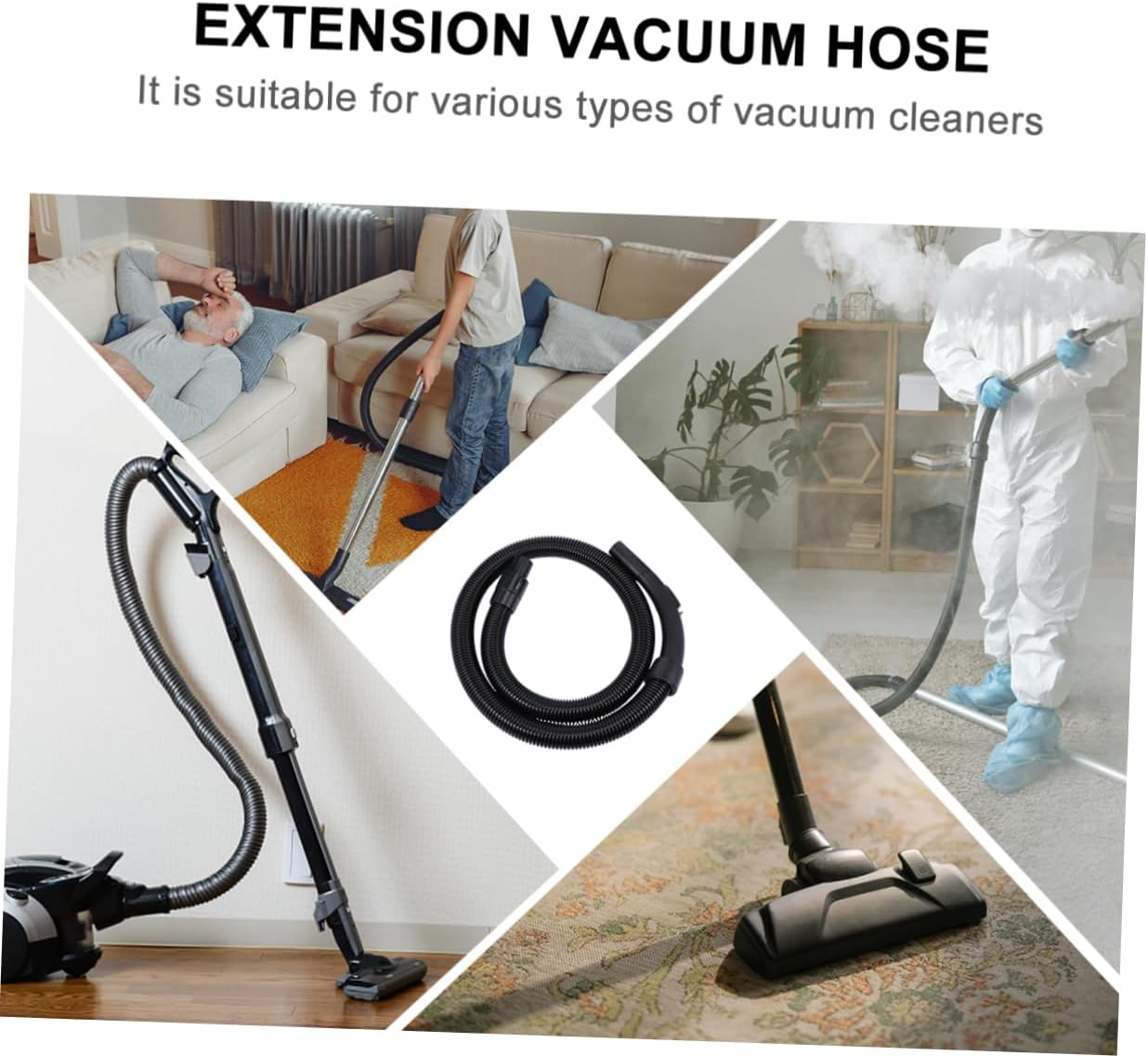Power Tool Hose Kit Extension Vacuum Hose for Efficient Dust Collection Compatible with Various Tools Smooth Interior for Superior Airflow and Clog Resistance for Home