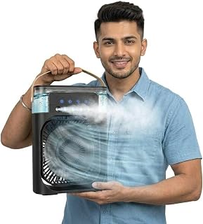 Drumstone (Summer Season 12 Year Warranty) Transform your environment with the White Portable Air Conditioner Fan,this US... Price In India