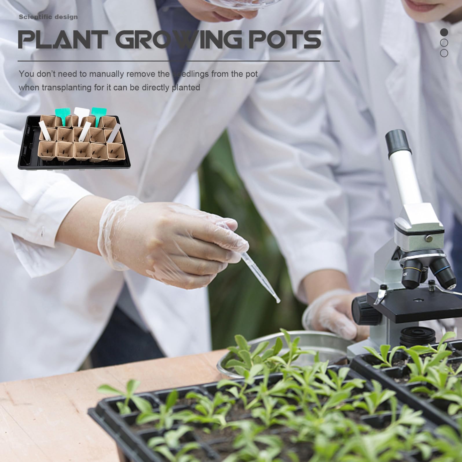 1ensemble Pots De Plastique pour Plantes Boîtes Incubatrices pour Semences Et Cultures Accessoires De Jardinage pour Démarrage De Plantes