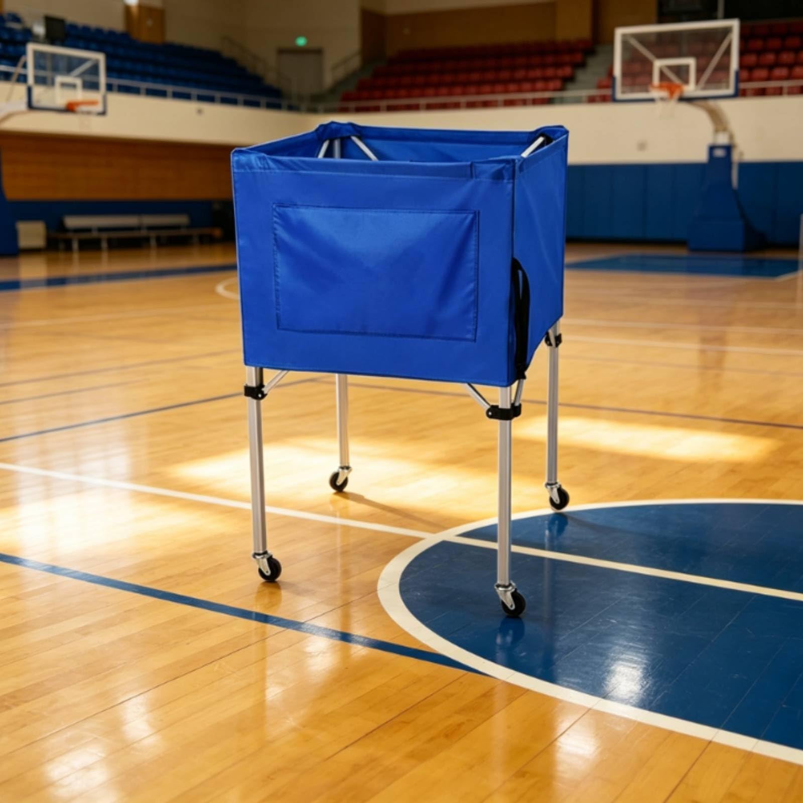 Contenitore Palline Pieghevole Grande Capacità Attrezzatura Sportiva per Allenamento, color to 1