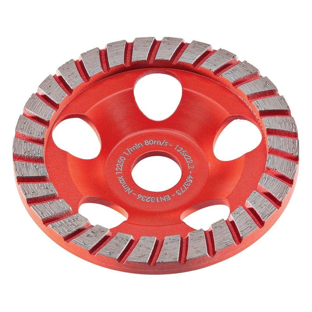Flex A453.773 Muela Abrasiva Diamante Turbo-Jet Ii 125 para aficionados al bricolaje y profesionales, diseñado para reparación, instalación y tareas de taller