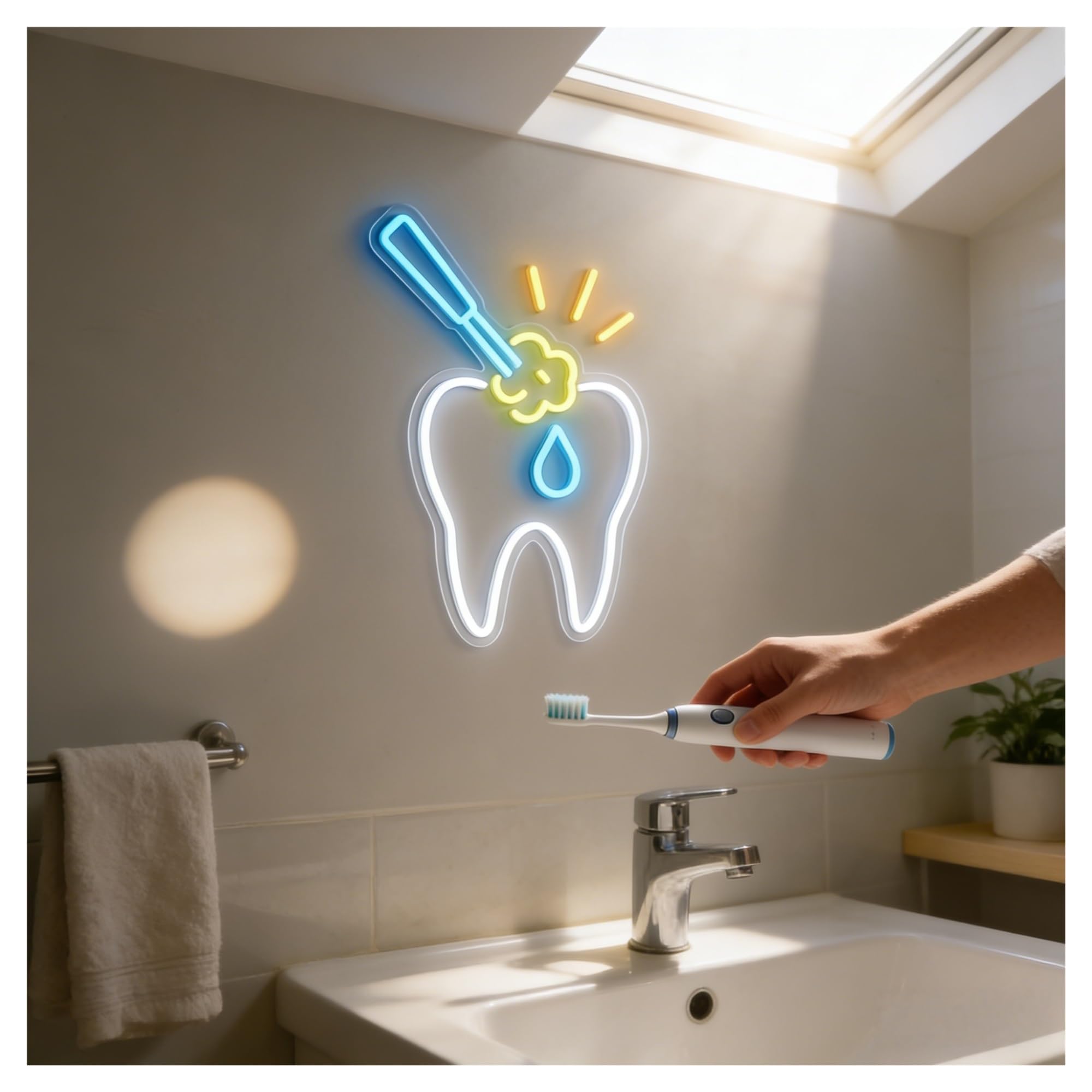 Decoración Lámparas Letrero De Neón Para Tratamiento Dental, USB/alimentación Suministrada, Para Decoración Consultorio Pediátrico, 38cm/14.96in