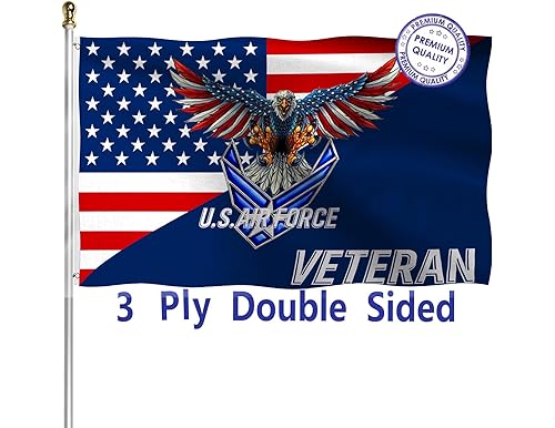 Best Air Force Veteran Flags [2023]: Patriotic Displays of Honor