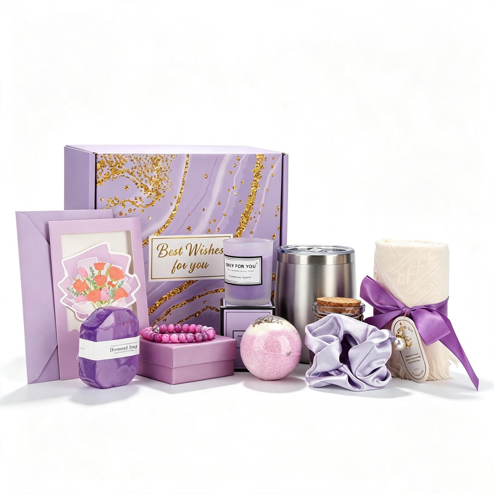 Regalos para mujeres, set de regalo de cumpleaños, 9 piezas, idea de regalo de spa