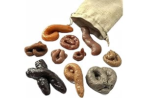 10 PCS Realistic Fake Poop Toys for Prank Party