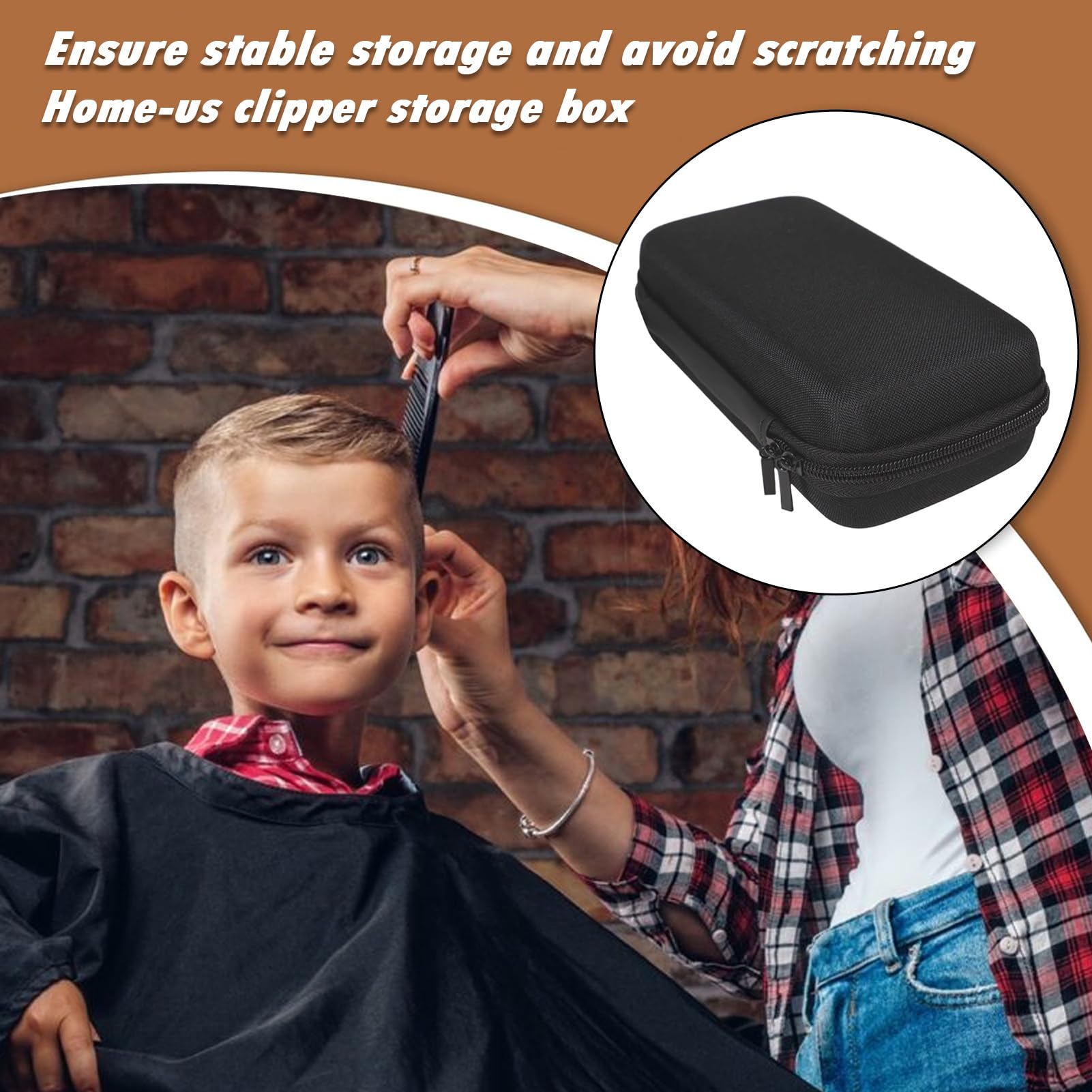 Estuche para Máquinas De Cortar Pelo,Bolsa Organizadora para Barbería | Porta Recortadoras para Profesionales del Viaje Estilismo