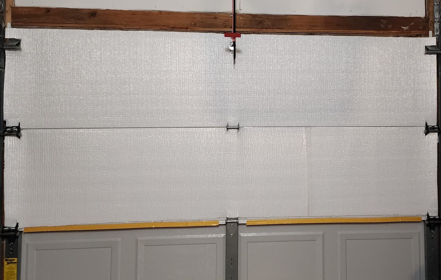 19/mo Finance NASA TECH White Reflective Foam Core 2 Car Garage Door Insulation Kit 18FT