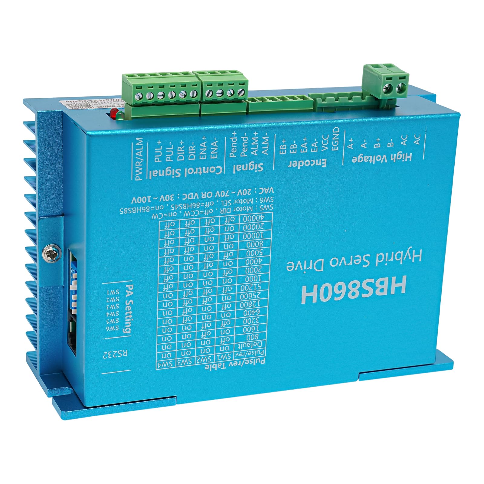 Kit motore passo-passo Nema 12 Motor HBS860H Stepper Motor Driver Closed Loop Stepper Motor Driver con driver e cavo per stampante 3D per macchina per incidere CNC