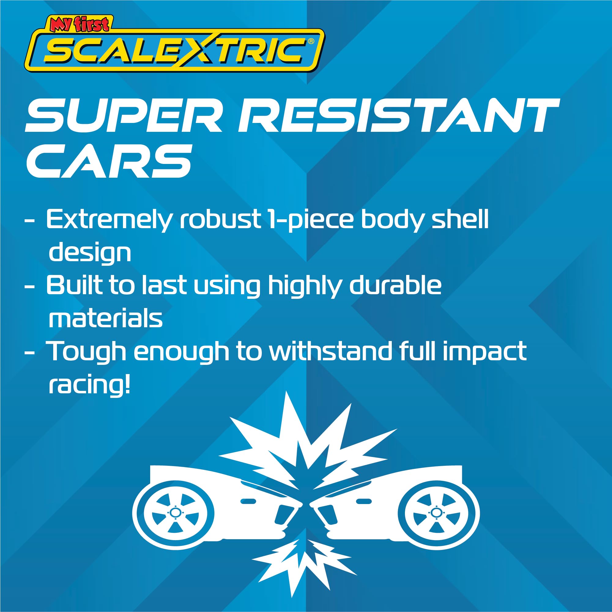 Scalextric Micro Batwheels Prank Vs BAM - Ensemble Piste Voiture Enfant Dès 4 Ans Avec Boucle Cascade
