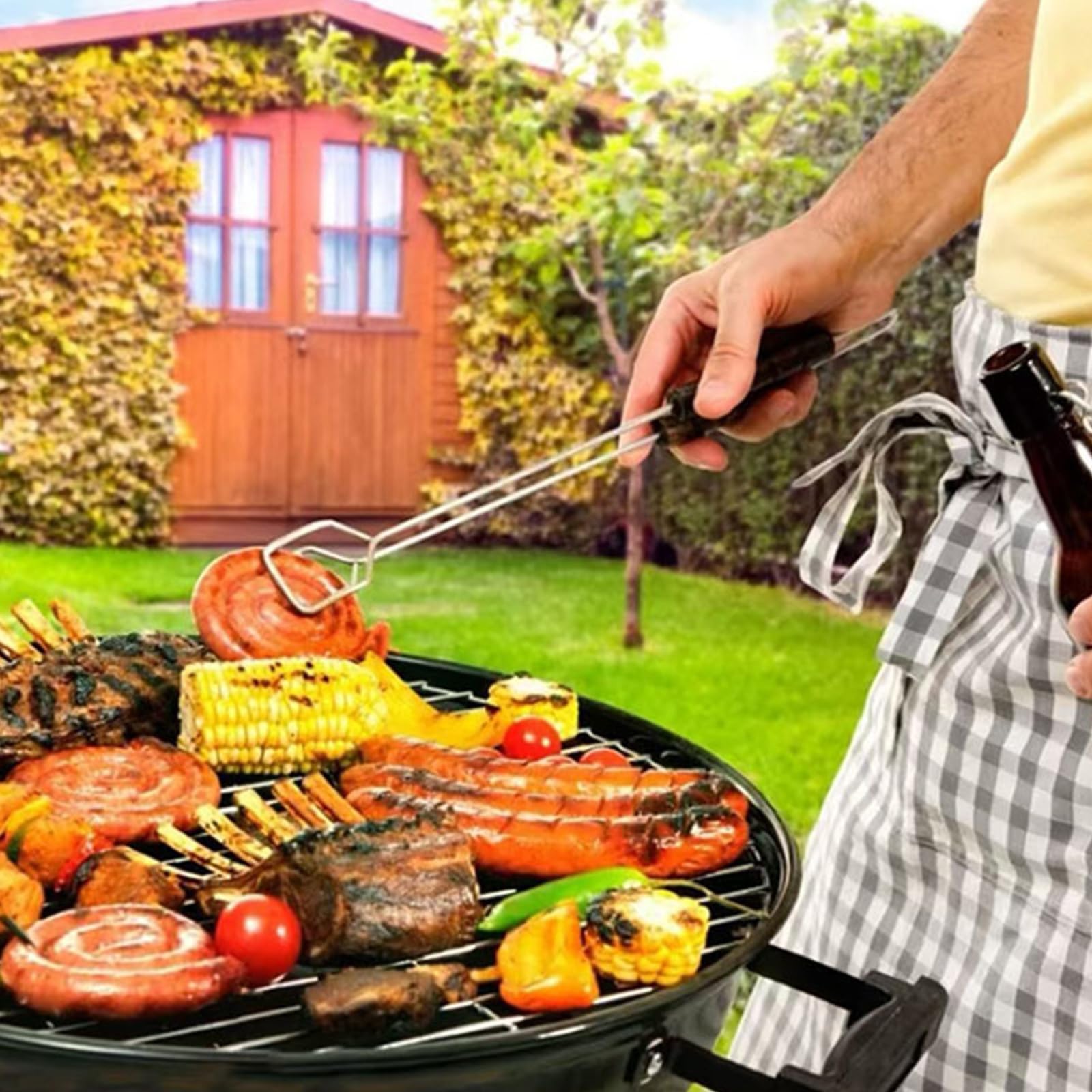 Okrągły ruszt do grillowania ze stali nierdzewnej, do paleniska, pizzy i chleba – uniwersalna kratka chłodząca do kuchenki mikrofalowej i ciasta, okrągła płaska kratka do okrągłego grilla