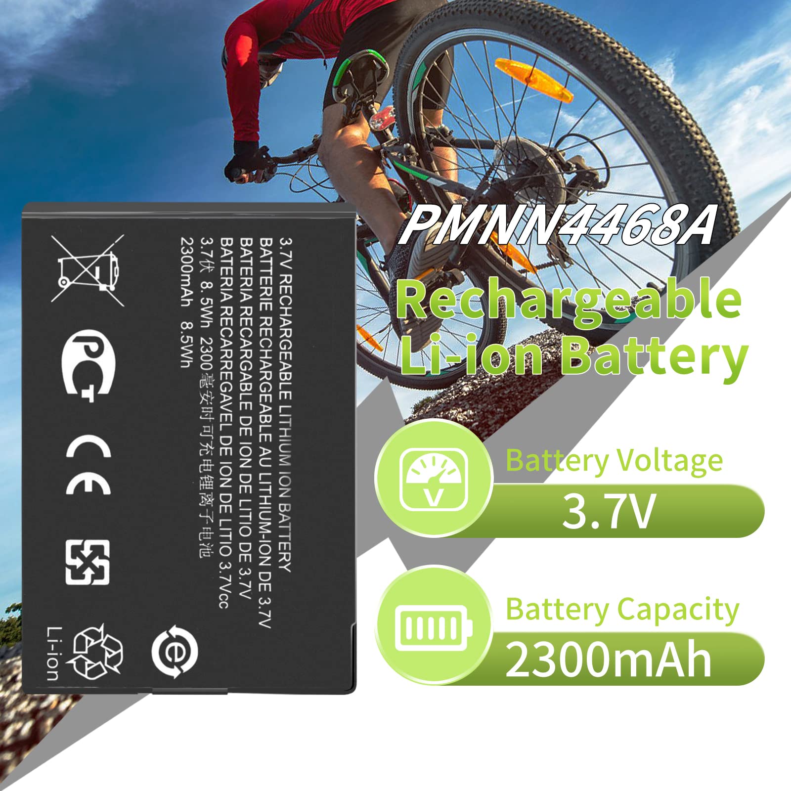 DDONG PLUS 10PCS PMNN4468 Battery PMNN4468A Battery PMNN4468B Battery Replacement