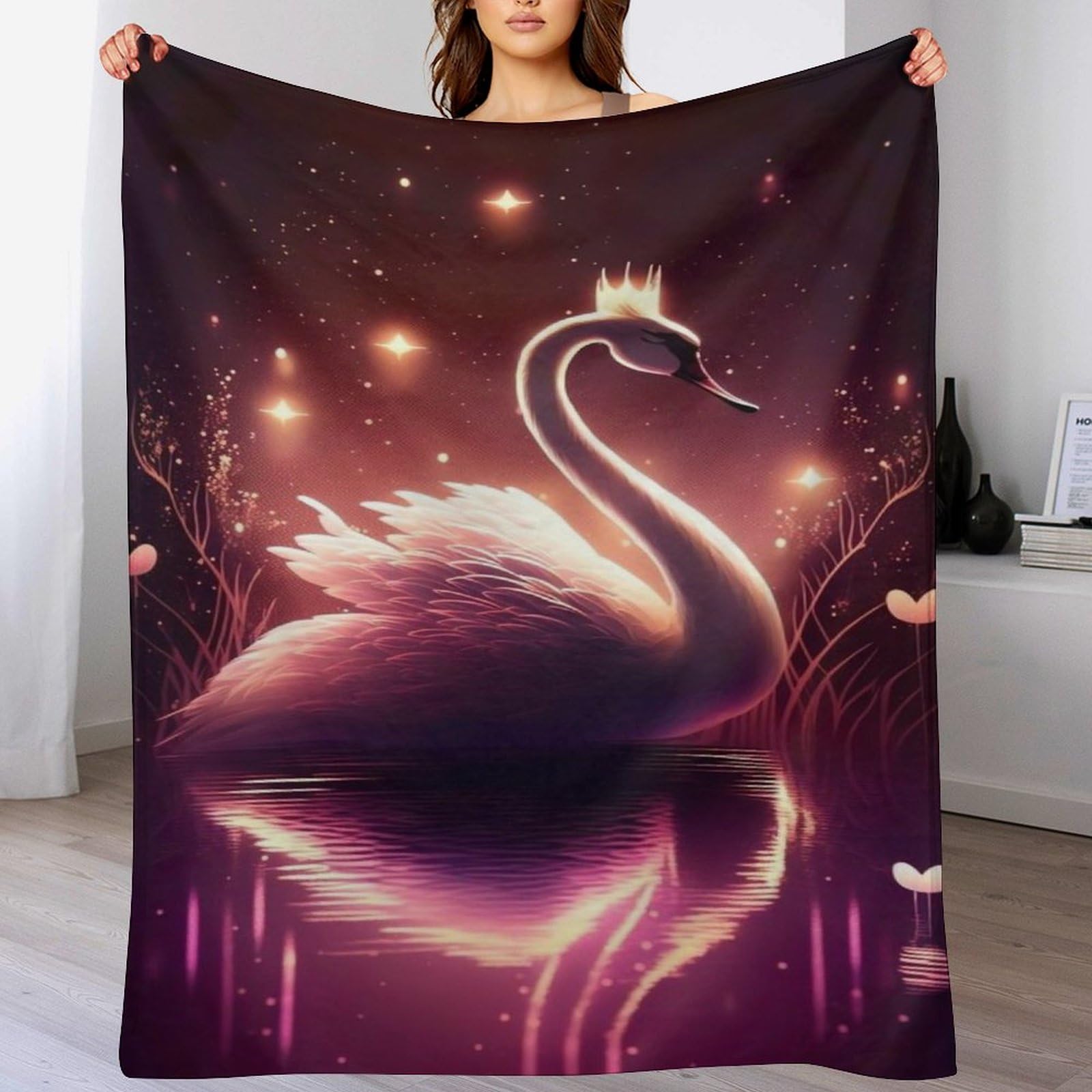 Manta suave de forro polar para sofá que elimina el frío en noches de invierno