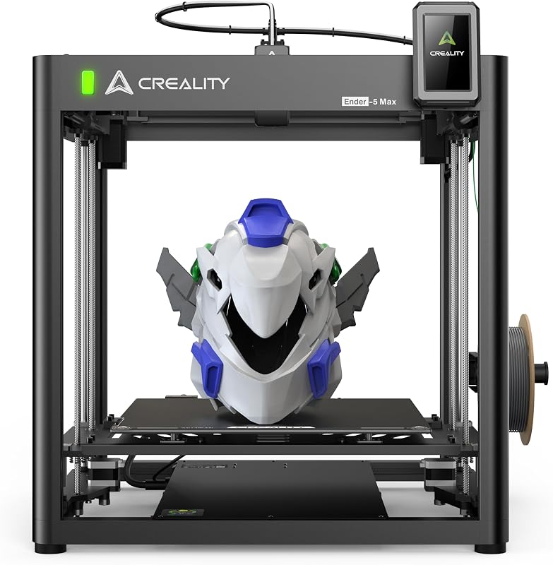 Creality Ender-5 Max 3D Printer, Large Build Volume 400 * 400 * 400mm, Up to 700mm/s Printing Speed, X-axis with Linear Rail & Dual Z-axis Motors, Creality OS Smart Control for Print Farm