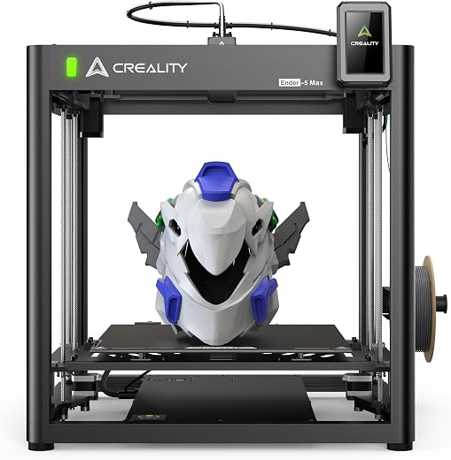 Creality Ender-5 Max 3D Printer, Large Build Volume 400 * 400 * 400mm, Up to 700mm/s Printing Speed, X-axis with Linear Ra...
