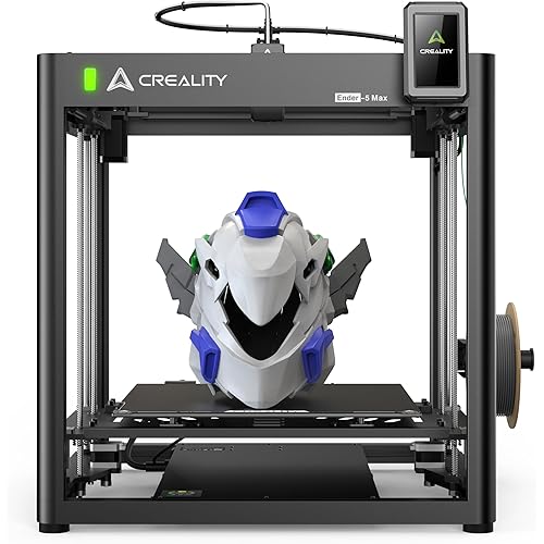 Creality Ender-5 Max 3D Printer, Large Build Volume 400 * 400 * 400mm, Up to 700mm/s Printing Speed, X-axis with Linear Rail & Dual Z-axis Motors, Creality OS Smart Control for Print Farm