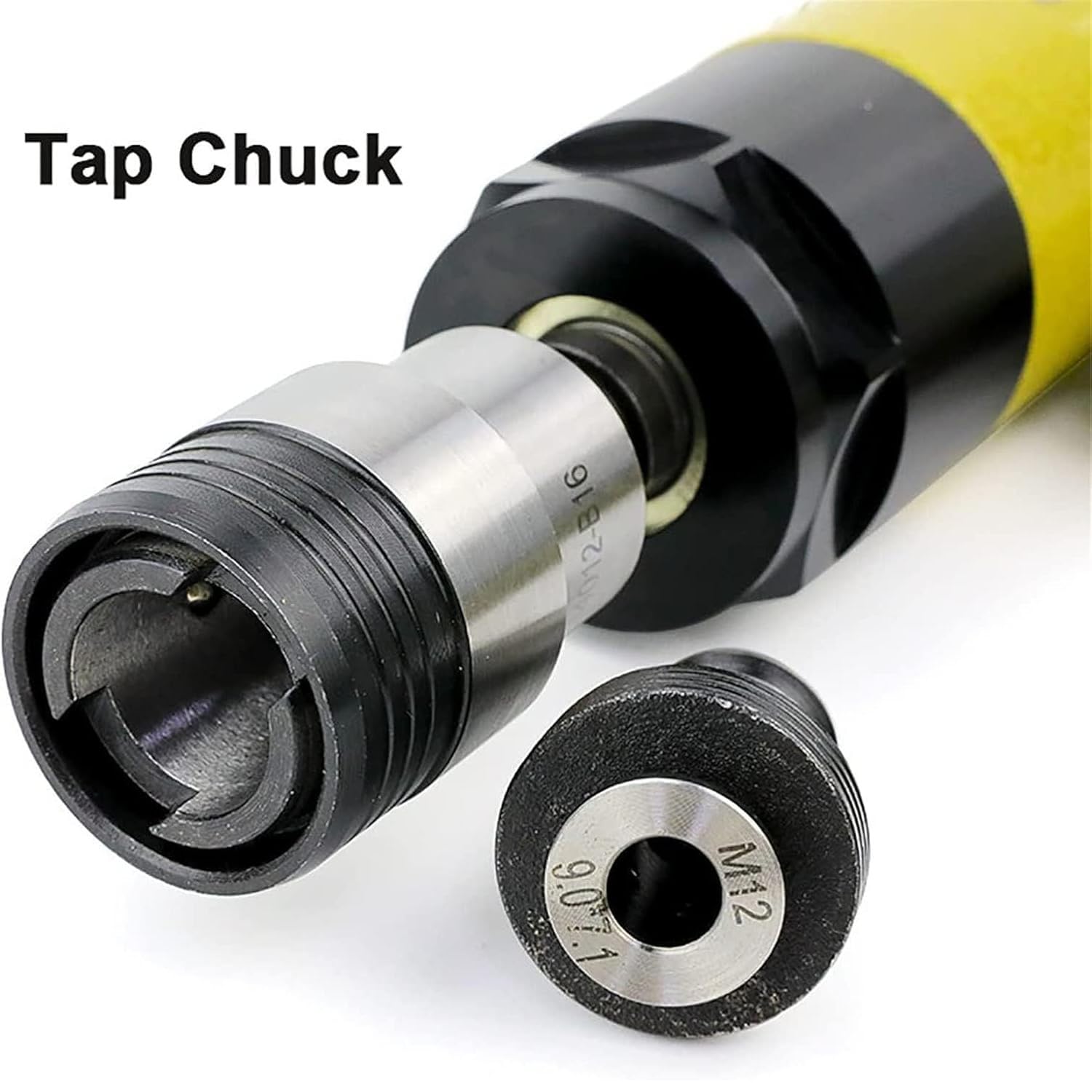 Máquina Roscadora Neumática, Máquina Roscadora Neumática Con Cabezal Autoblocante Y 6 Mandriles M3-M12 Y Interruptor De Inversión, Velocidad De 500 RPM Para Roscar Acero, Cobre, Hierro, Aluminio