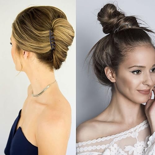 Miniatura 5 de 8 peines laterales para el cabello, horquilla de metal para moños, palillos de pelo en forma de U para mujeres, accesorios de herramientas de peinado