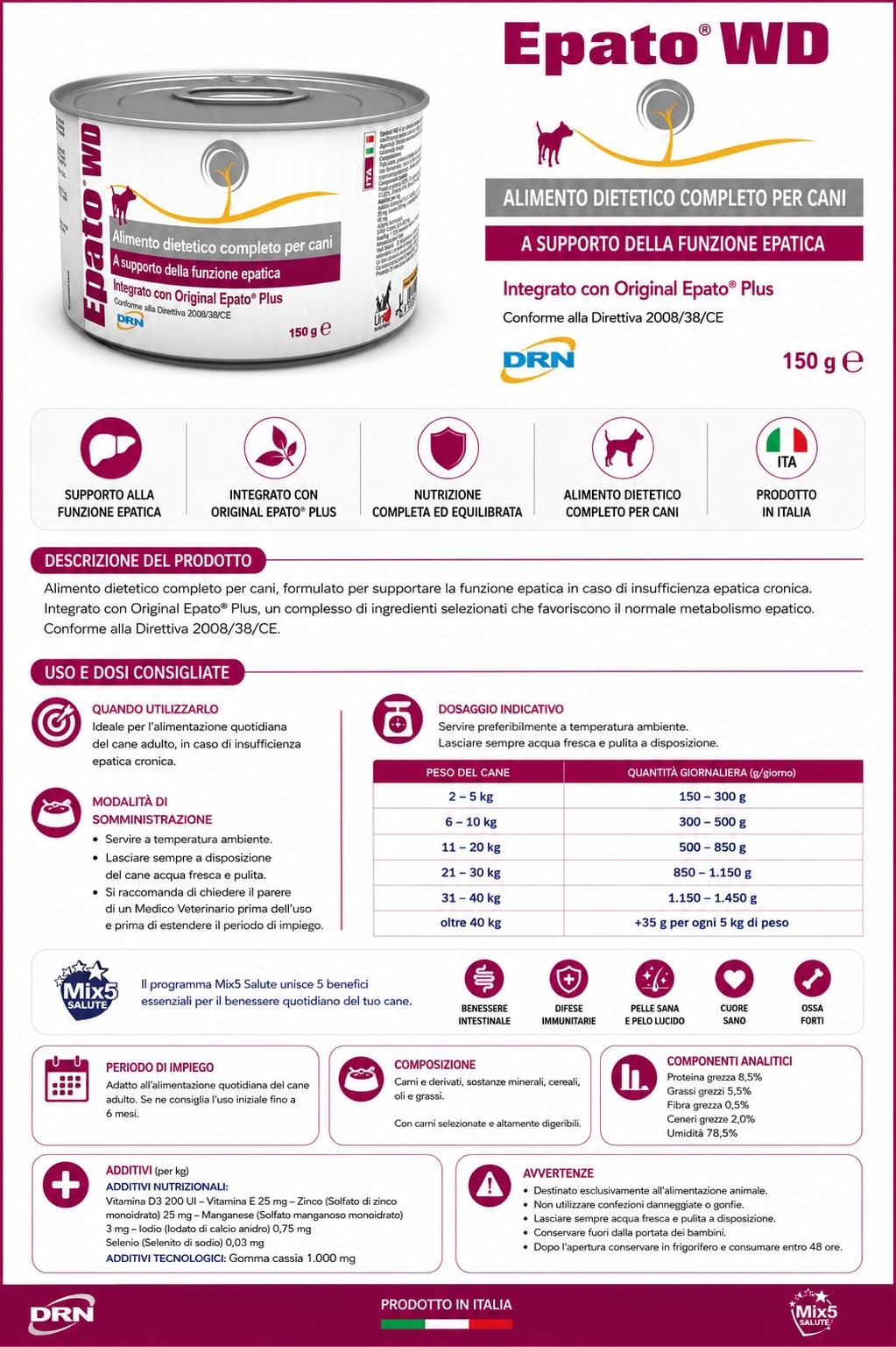 DRN EPATO WET DIET 400 gr - confezione da 12
