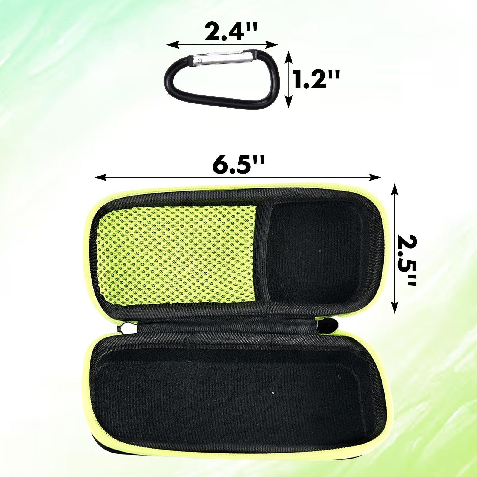 Bolsa De Almacenamiento Para Maquinilla De Afeitar De 1 Pieza Y 2 Ganchos De Mosquetón, Accesorios De Viaje, Bolsa De Almacenamiento Portátil, Accesorios Para Maquinilla De Afeitar