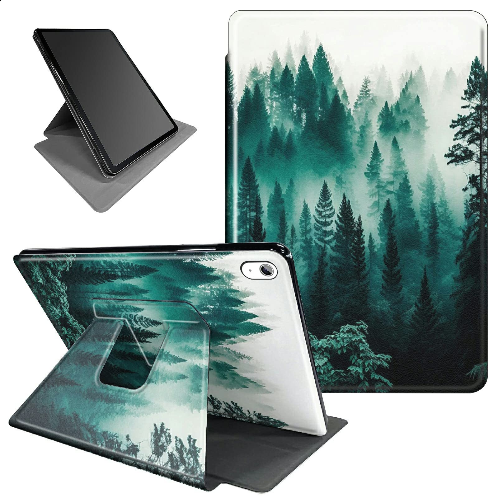 for iPad A16 Case,for iPad 11th/10th Generation Case 2025/2022 Release 360 Rotating Degree Stand Lightweight Protective Smart Cover with Auto Wake/