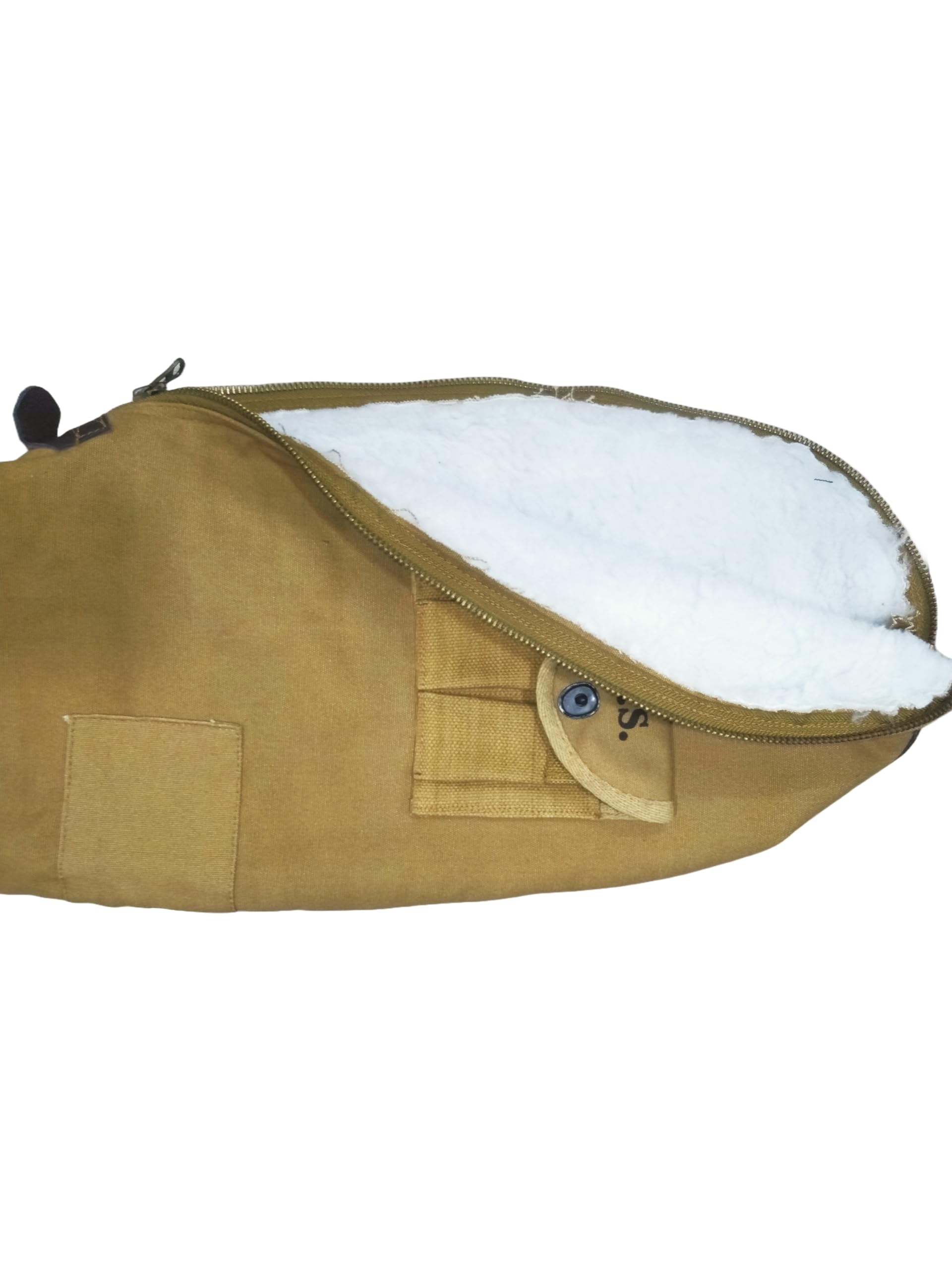 Warcraft Exports WW2 M1 CARBINE FLEECE LINED CANVAS CASE WITH CARRY STRAP Marked US khakhi