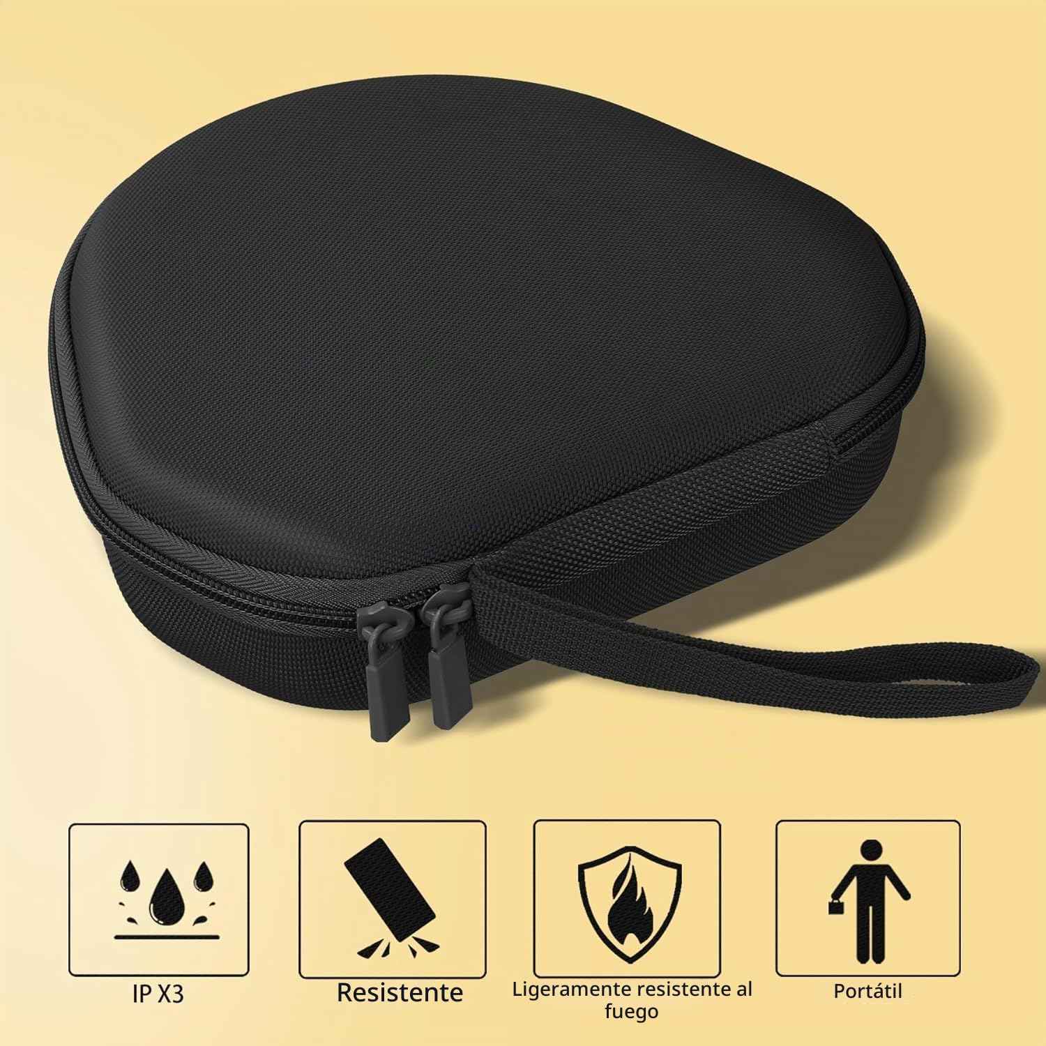 co2CREA Duro Viajar Caja Funda para Apple AirPods MAX(Funda Solo)