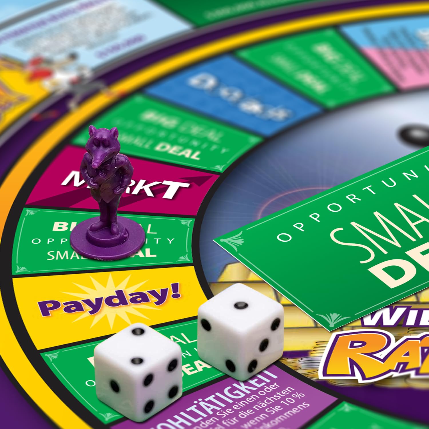 Rich Dad CASHFLOW – EIN Lernspiel von Robert Kiyosaki zur finanziellen Allgemeinbildung der Familie, zu Unternehmensentwicklung, Investitionen und Geldmanagement, auf Deutsch