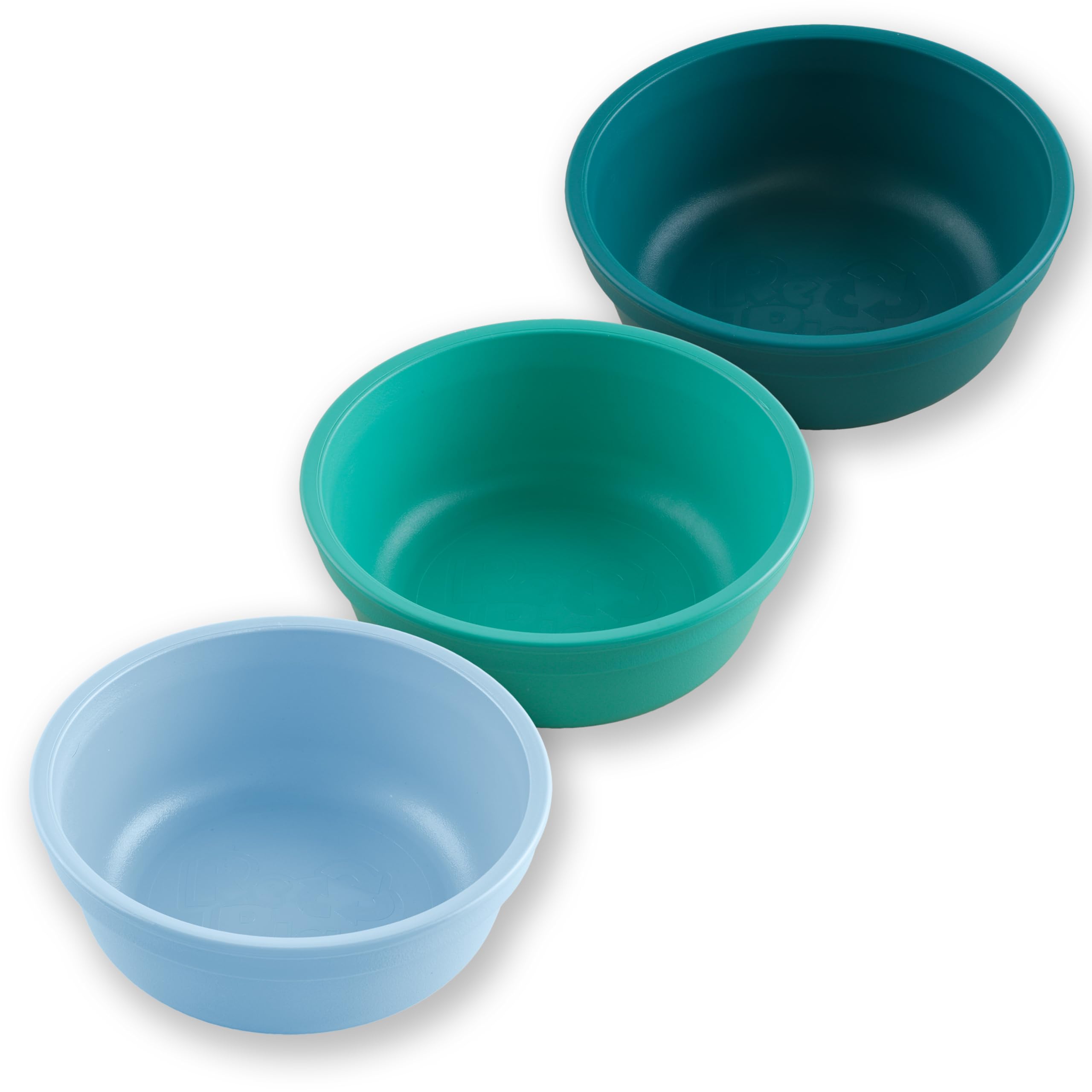 Re-Play 12 oz. Toddler Bowls Set of 3 - Kids Deep-Walled, Durable & Reusable Snack and Meal Bowls, Dishwasher & Microwave Safe, BPA-Free, Made in USA from Recycled Plastic, Easter