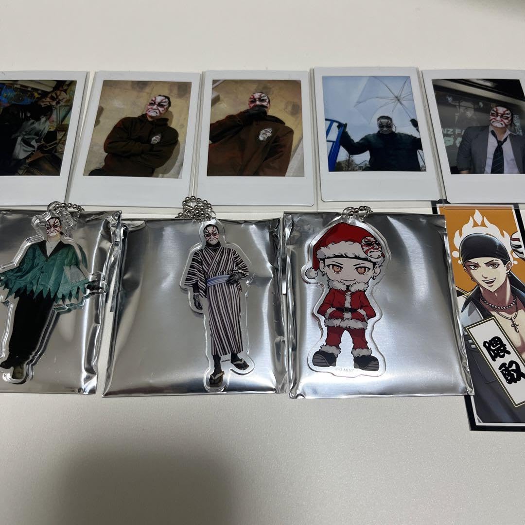 Amazon.co.jp: O-MENZ 隈取 アクキー3種チェキ5枚千社札 : 文房具 