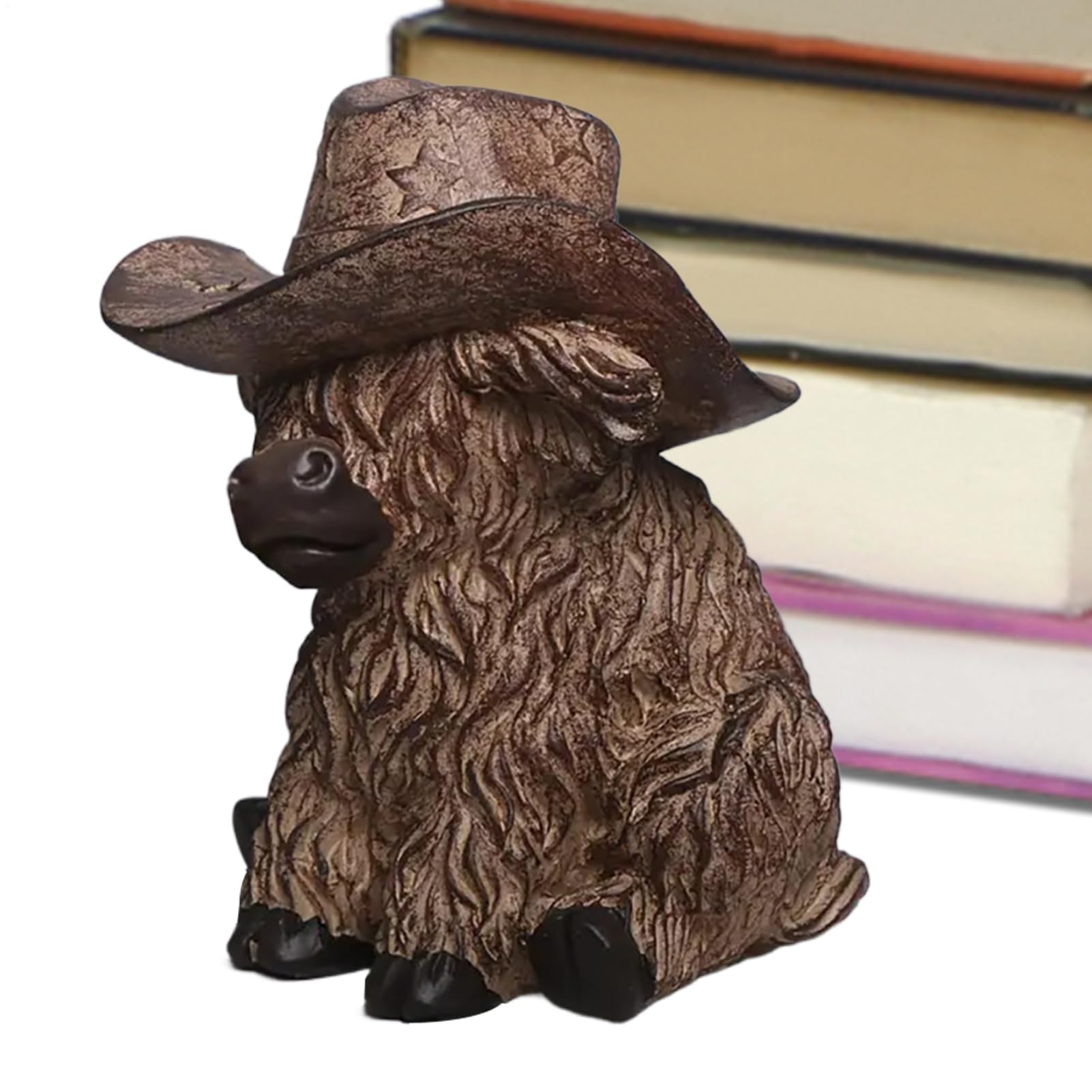 Figurines de vache en résine pour égayer votre bureau ou table de salon