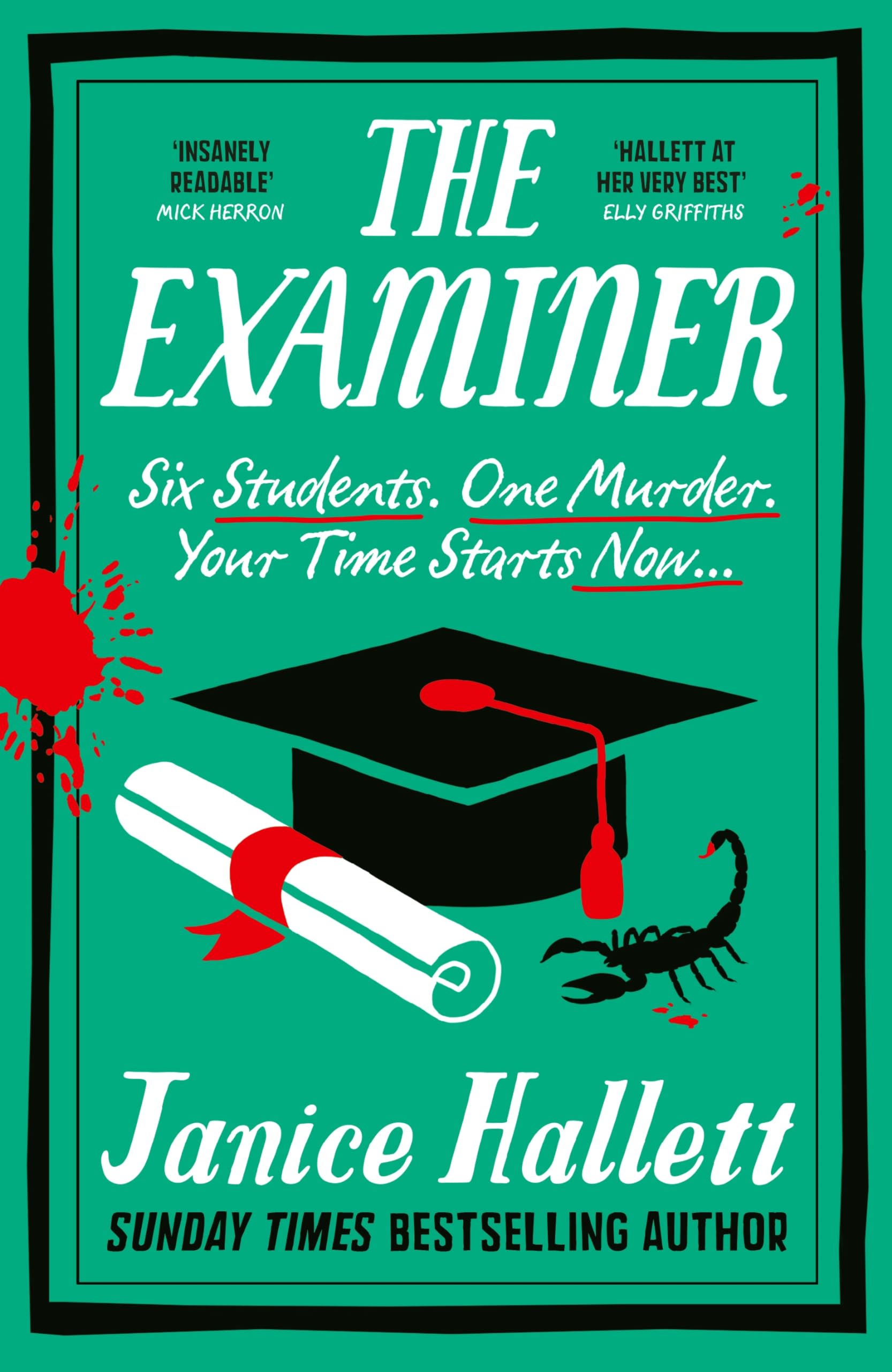 Janice Hallett - The Examiner - Crime Fiction Book