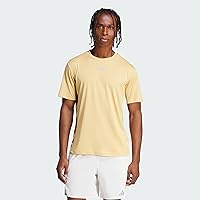 adidas Uomo HIIT Workout 3-Stripes Tee, Oat