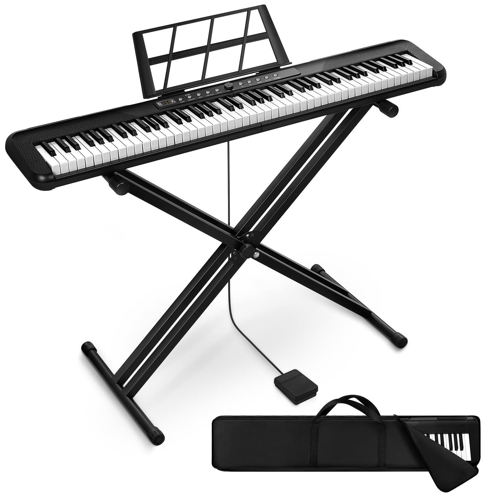 Keyboard　Musicianship　Piano　for　Adults INMOZATA Keyboard Piano 88 Keys, Semi-Weighted Piano