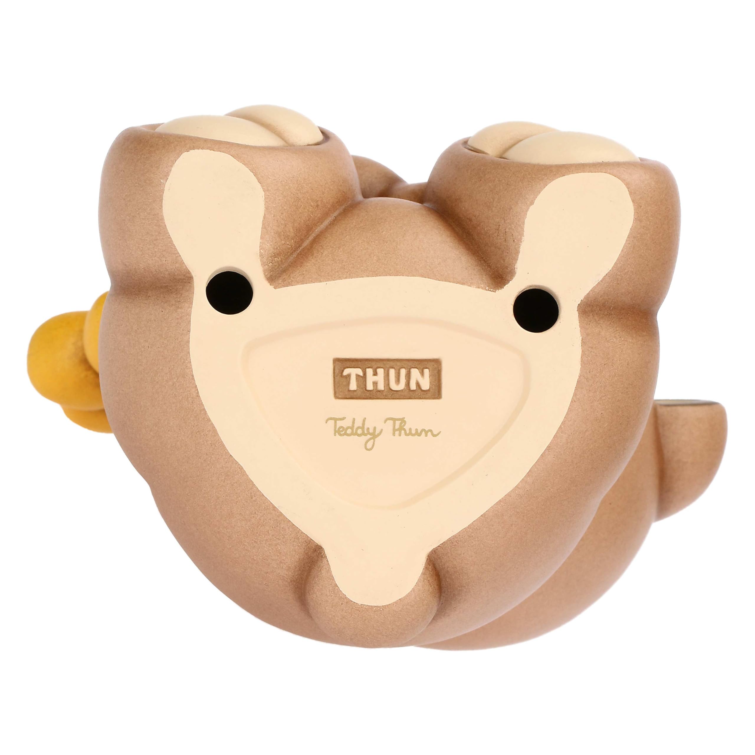 Thun Teddy con Girasole, Grande, Ceramica, Collezione Altro novità 2025, 12,3 x 9,4 x 13,8 cm