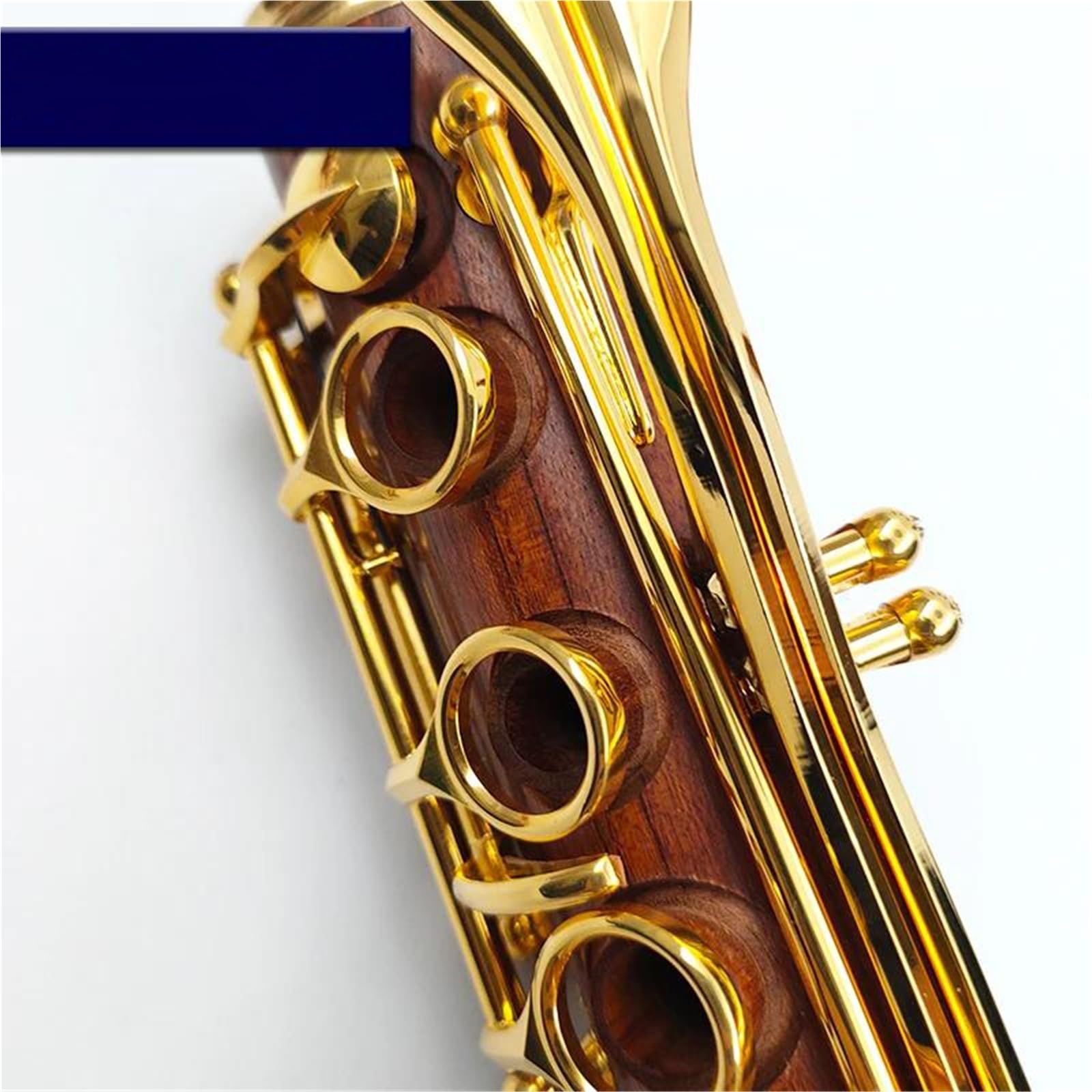 Professionelle Klarinette Professionelle Klarinette Bb Vergoldet 17 Tasten Korpus Aus Rotem Holz Und Palisander Für Musiker