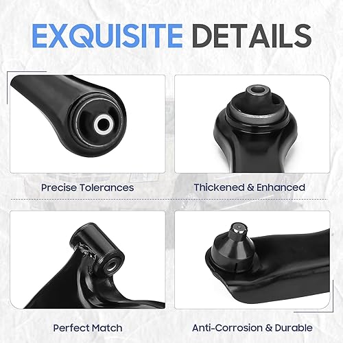 Miniatura 5 de Brazo de control inferior delantero con conjunto de rótula compatible con Ford Escape 2004-2012 Mazda Tribute 2005-2011 Mercury Mariner 2005-2011 (2