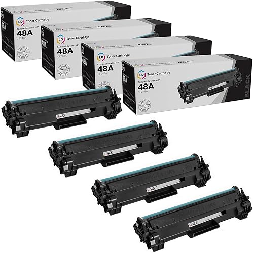 LD Productos Cartuchos de tóner de repuesto compatibles para HP 48A  CF248A para HP Laserjet M15w M15 MFP M29a M29w M28 M28a M28w M30w M31w M31 M14