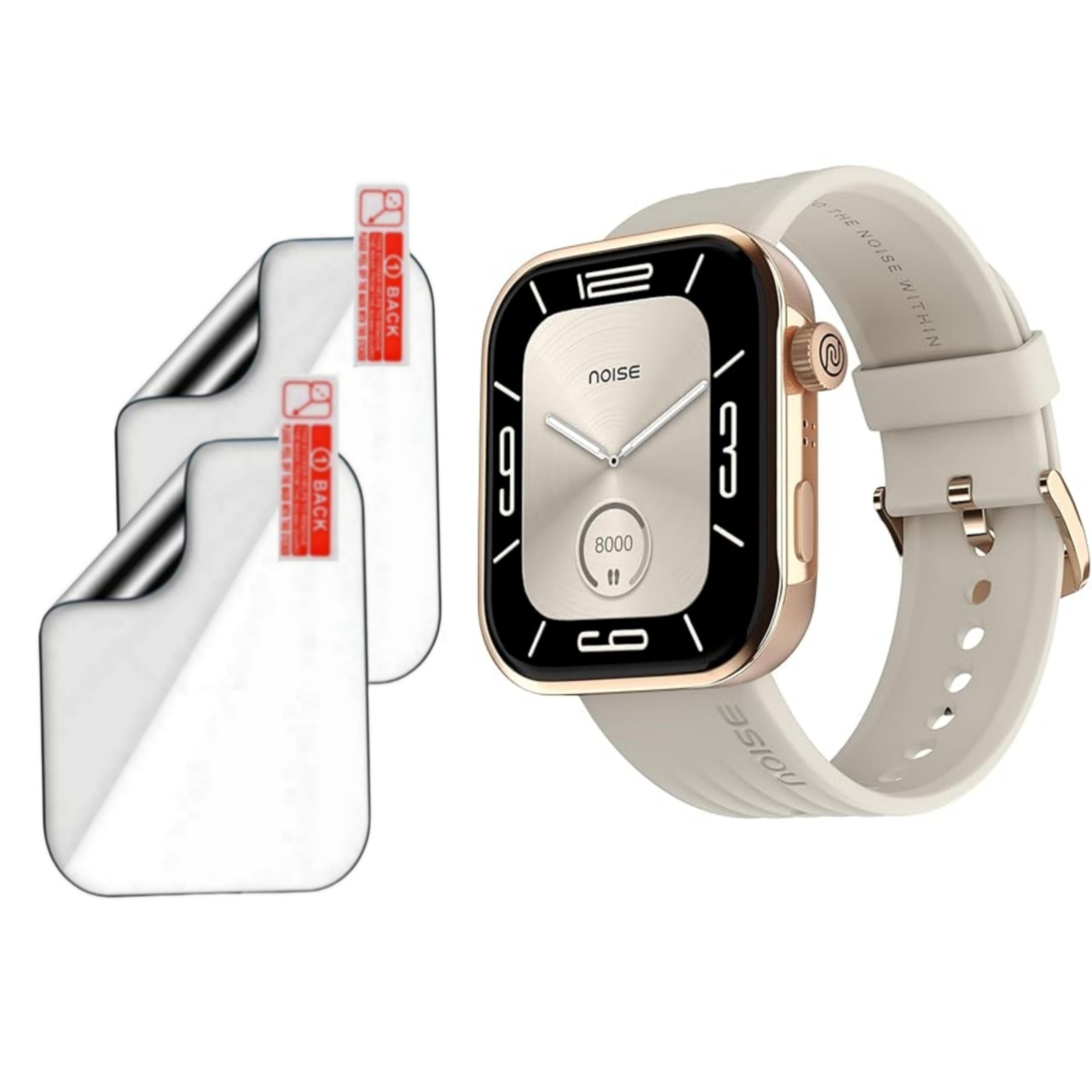 (pack of 2) Screen Guard Flexible Tempered Glass For NOISE PRO 5 smart watch with 1.85 Watch And Full Screen Coverage(Except Edges) And Easy Installation Kit for Smartwatch [display 1.85] (B0D4JMBLK1) Amazon Price History, Amazon Price Tracker
