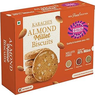 Karachi Bakery Almond Millet Biscuits, 300 g