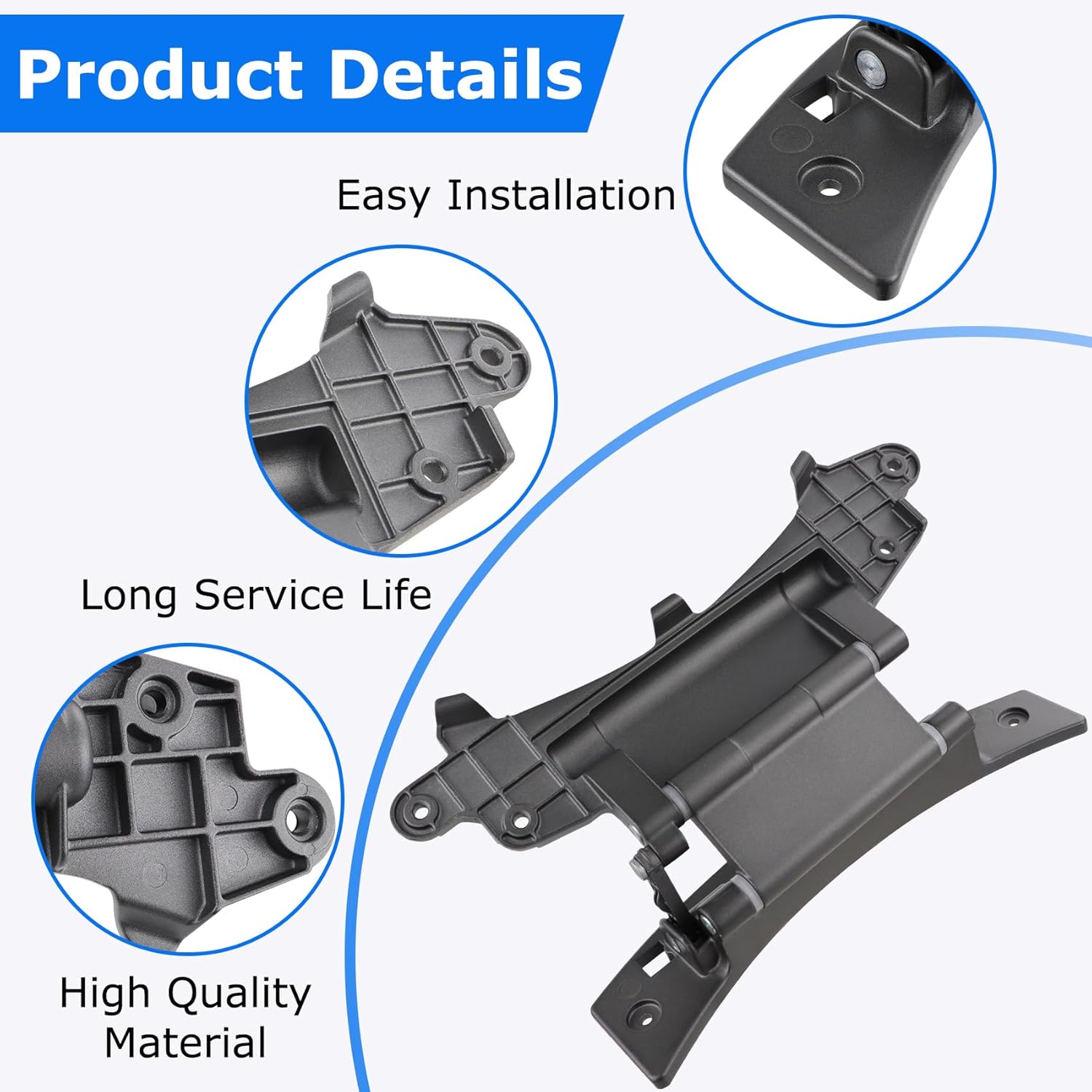 New WP8183202 Washer Door Hinge Replacement Washer Parts for Kenmore,Whirlpool,maytag,Amana, Replaces W10005090 W10200695 8183202 WP8183202VP AP6011872 1200655 PS11745072 EAP11745072