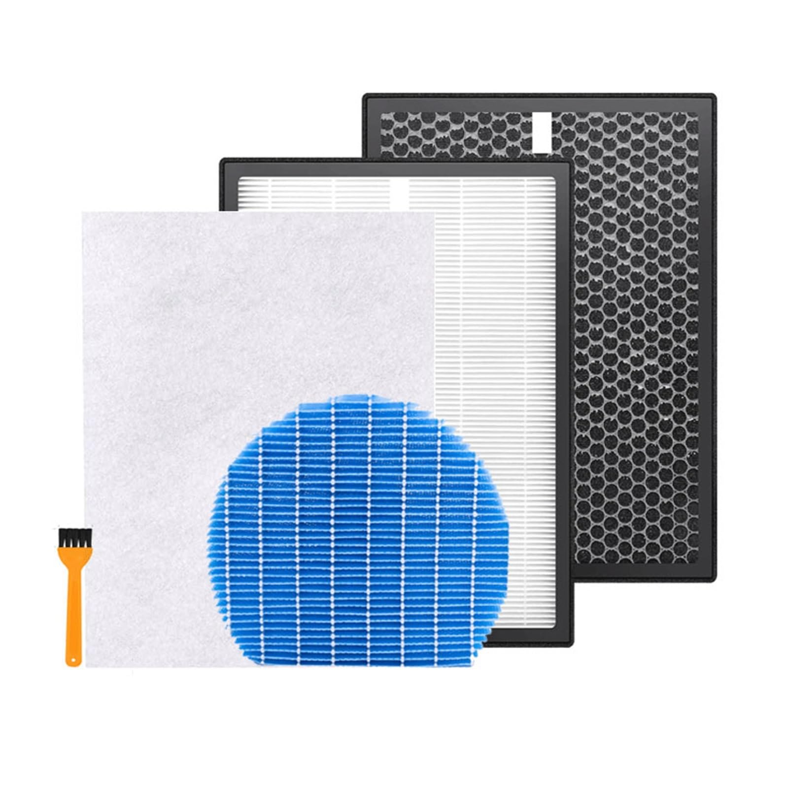 Filtro Desodorizante HEPA, For KC-D40EUW KC-D40EUB KC-D40EUH KC-D50EUW | Compatible Con Purificador De Aire Sharp, Alta Eficiencia, Bajo Nivel De Ruido Y Larga Duración.(1 SET and Humidifier)
