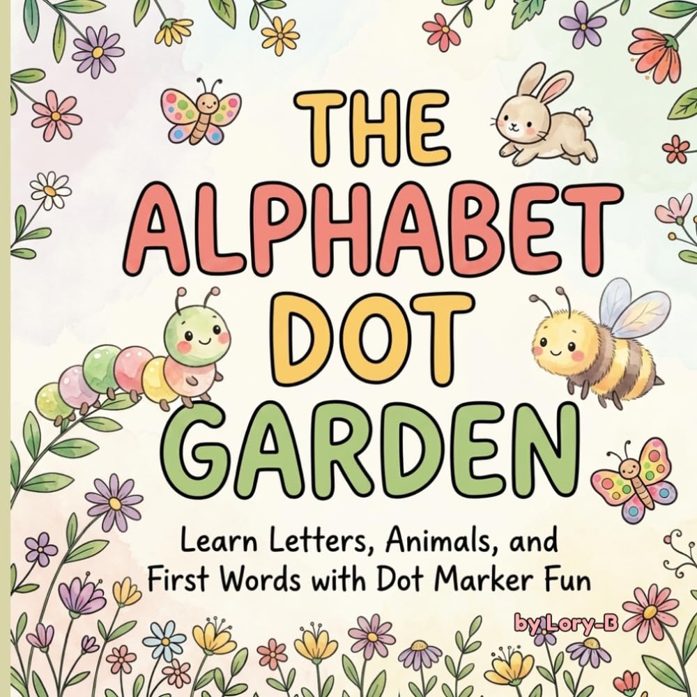 The Alphabet Dot Garden: Learn Letters, Animals, and First Words with Dot Marker Fun