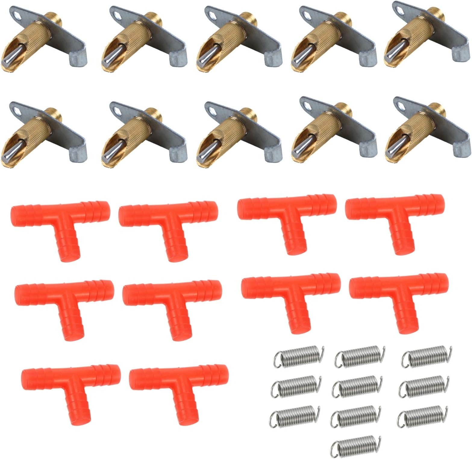 YARNOW 10pcs Automatic Rabbit Drinker Mouse Rabbit Waterer Bunny Rodent Poultry Watering System Animals Drinker Farm Accessory